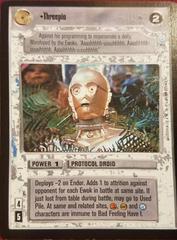 Threepio [Limited] Star Wars CCG Endor Prices