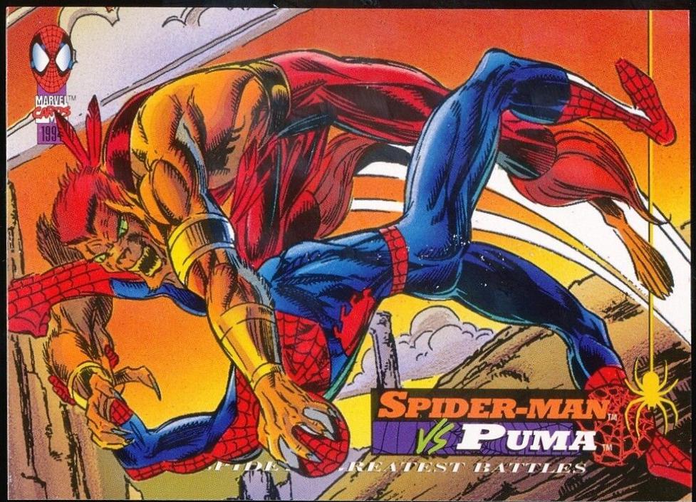 Spider-Man VS Puma #114 Marvel 1994 Fleer Amazing Spider-Man