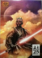 Darth Maul Galaxy 7 [Orange Refractor] #AM-6 Star Wars 2024 Topps Chrome Galaxy Art of Darth Maul Prices