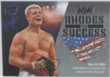 Cody Rhodes #RS-6 Wrestling Cards 2021 Upper Deck AEW Rhodes to Success