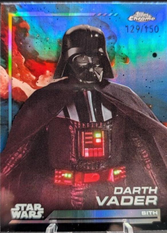 Darth Vader [Blue Refractor] 66 Prices Star Wars 2024 Topps Chrome