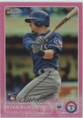 Ryan Rua [Pink Refractor] #2 Baseball Cards 2015 Topps Chrome