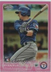 Ryan Rua [Pink Refractor] #2 Baseball Cards 2015 Topps Chrome Prices