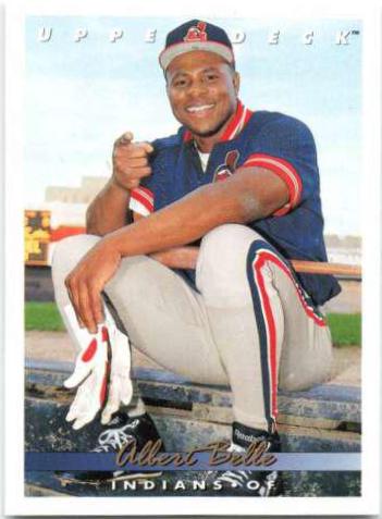 Albert Belle #586 Baseball Cards 1993 Upper Deck