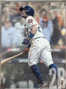 Jose Altuve [Batting] #271 Baseball Cards 2018 Stadium Club