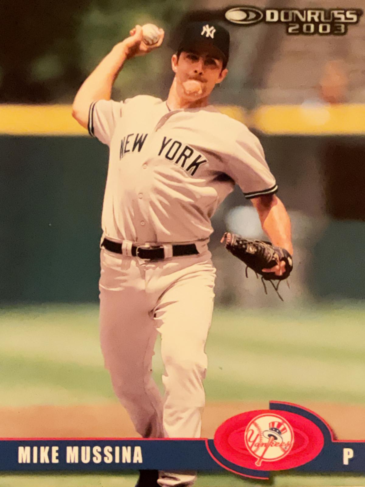 Mike Mussina #157 Baseball Cards 2003 Donruss