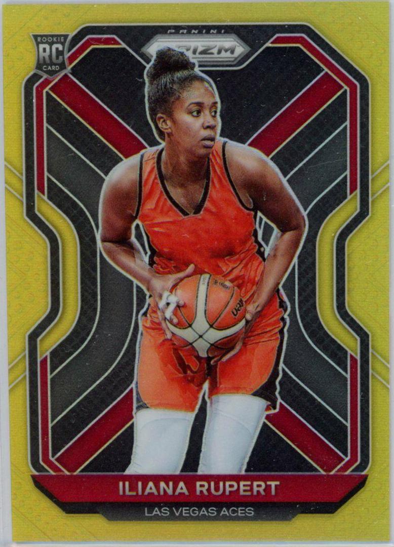 Iliana Rupert [Gold Prizm] #100 Basketball Cards 2021 Panini Prizm WNBA