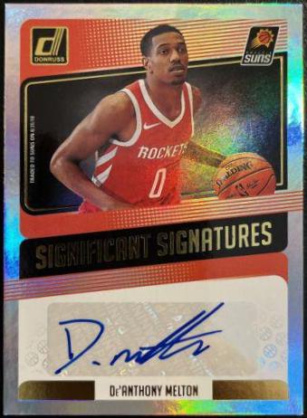 De'Anthony Melton #DMT Basketball Cards 2018 Panini Donruss Significant Signatures