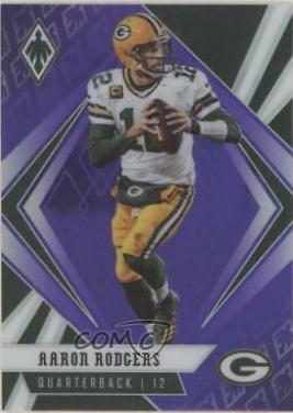 Aaron Rodgers [Purple] #19 Football Cards 2020 Panini Phoenix