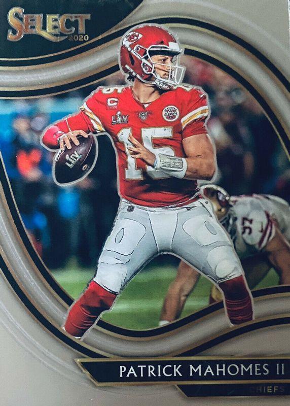 2020 Panini Select #302 Patrick Mahomes buy field Level Purple Die Cut Prizm CSG 10