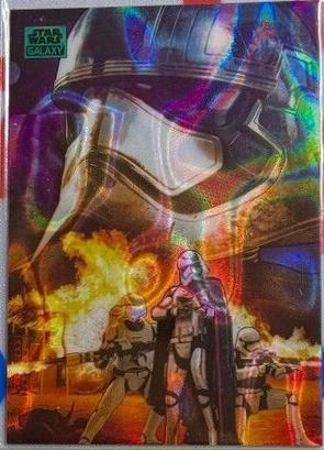 The Force Awakens [Aqua Lava Refractor] #17 Star Wars 2024 Topps Chrome Galaxy