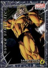 Sabretooth #SS19 Marvel 2023 Upper Deck Platinum Super Statistics Prices