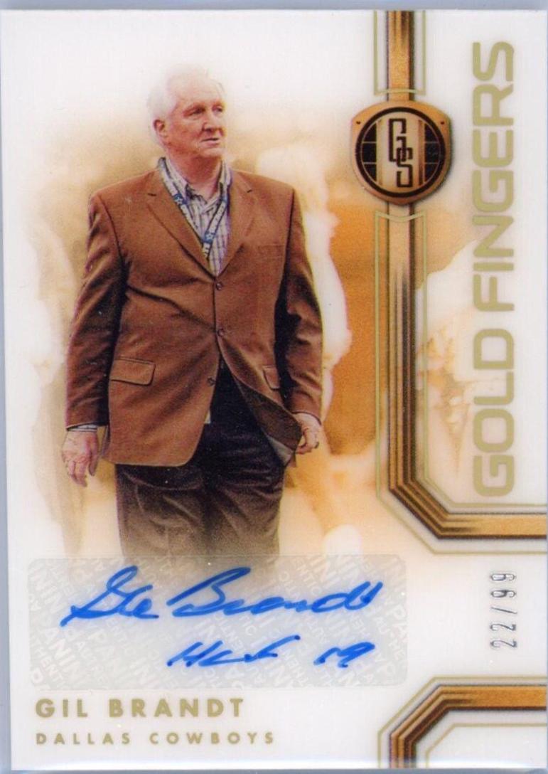 2022 offers PANINI GOLD STANDARD GOLD FINGERS AUTGRAPHED CARD /25