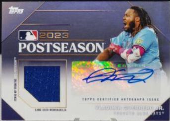 Vladimir Guerrero Jr. #PPA-VG Baseball Cards 2024 Topps Postseason Performance Autograph