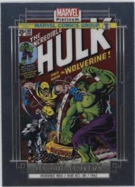 Incredible Hulk #IC07 Marvel 2023 Upper Deck Platinum Iconic Covers