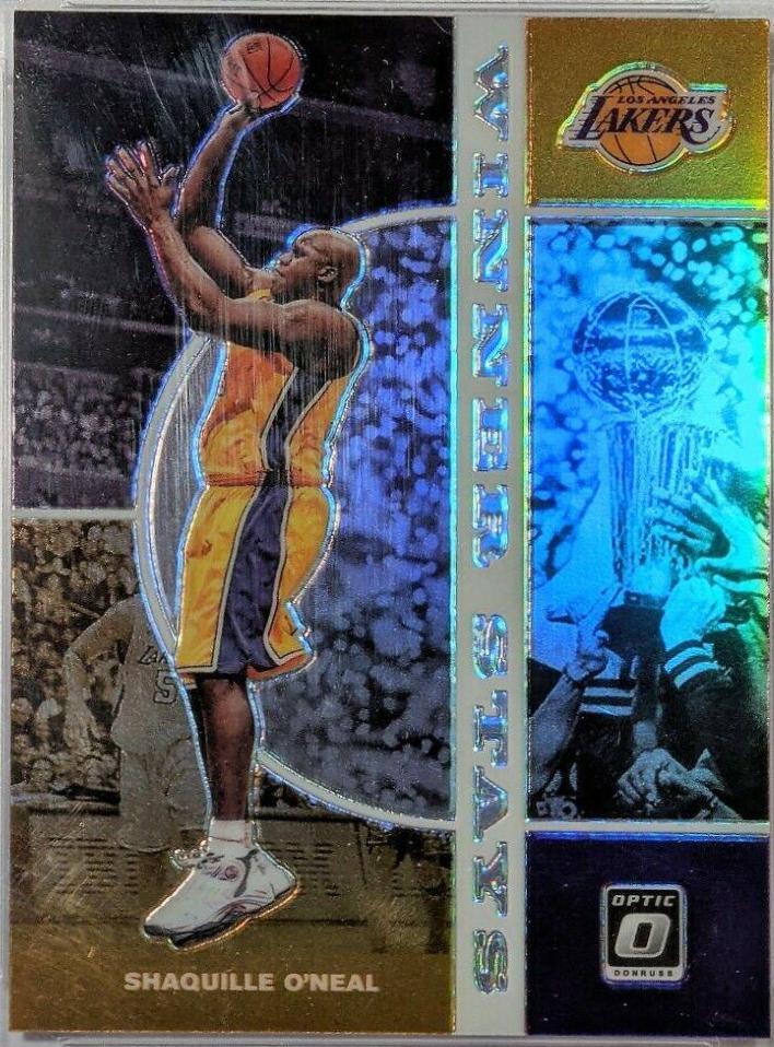 Shaquille O'Neal [Holo] #17 Basketball Cards 2019 Panini Donruss Optic Winner Stays