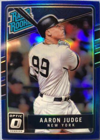 Aaron Judge [Blue] #38 Baseball Cards 2017 Panini Donruss Optic