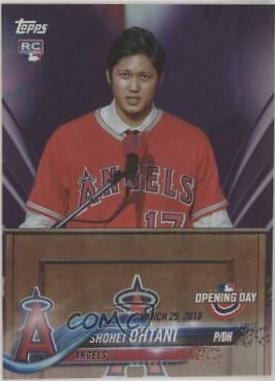 2018 Topps Opening Day Shohei Ohtani sold SP Rookie