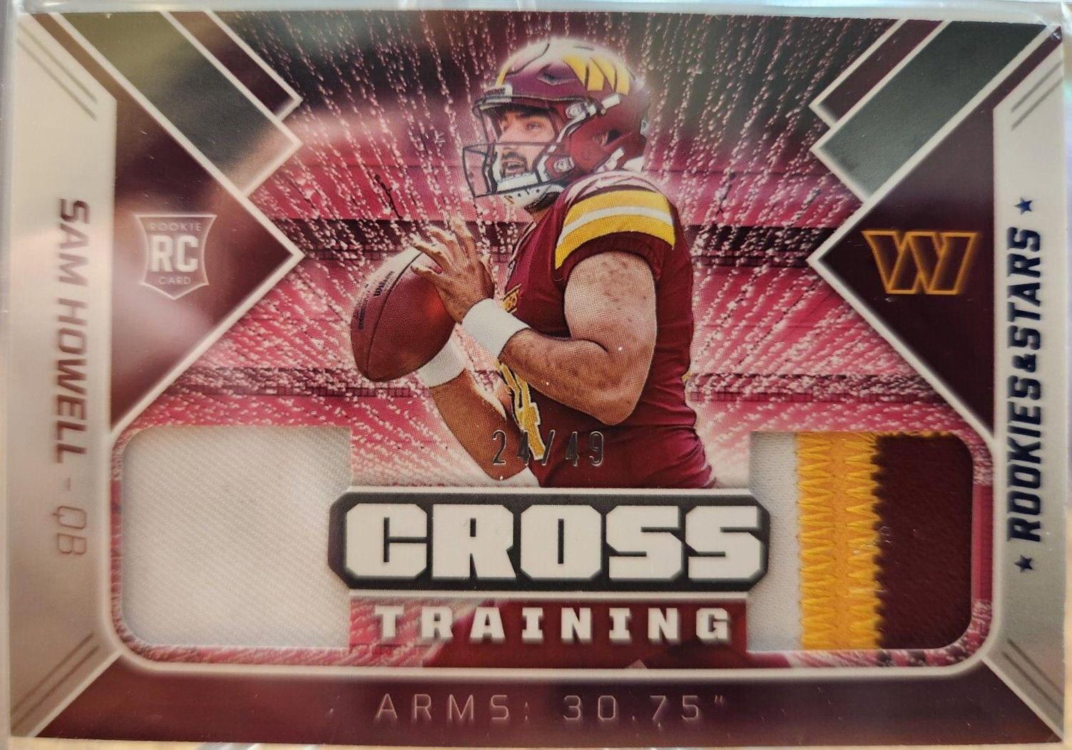 Sam Howell #CT-SH Football Cards 2022 Panini Rookies & Stars Cross Training