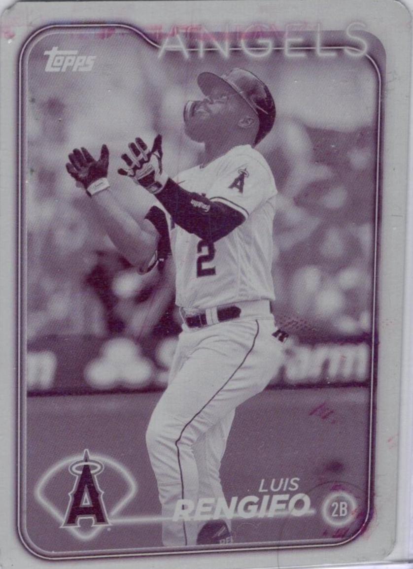 Luis Rengifo [Printing Plate] #159 Prices | 2024 Topps | Baseball Cards