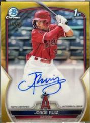 Keibert Ruiz [Gold Refractor] #CPA-KR Baseball Cards 2018 Bowman Chrome Prospects Autographs Prices