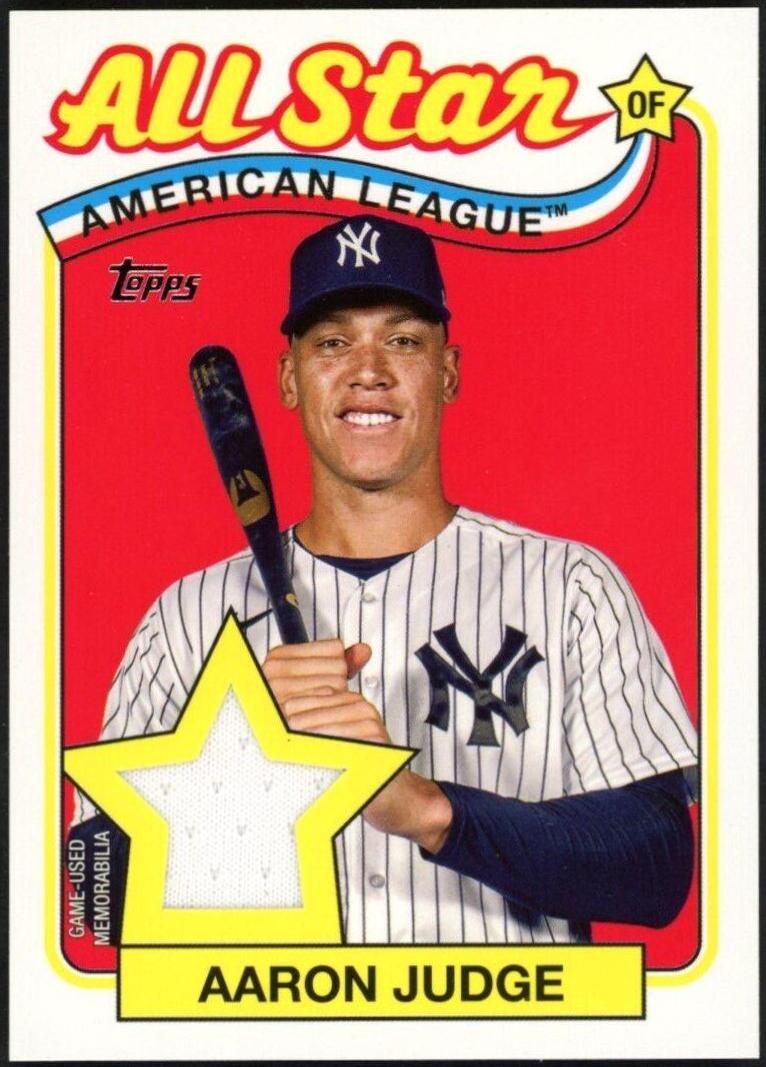 Aaron Judge #89ASR-AJ Prices | 2024 Topps 1989 All-Star Relic ...