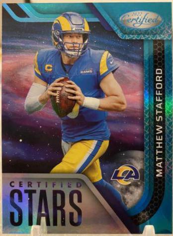 Matthew Stafford [Teal] #CS-11 Football Cards 2022 Panini Certified Stars