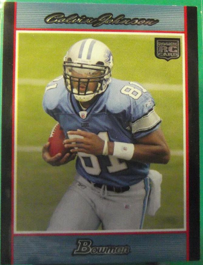 Calvin Johnson [Blue] #145 Football Cards 2007 Bowman