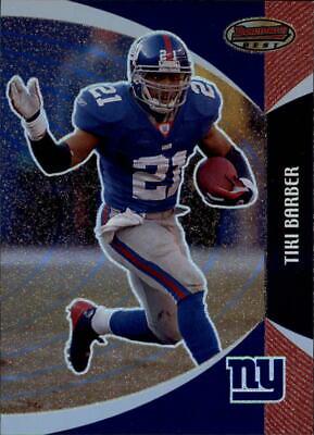 Tiki Barber #23 Football Cards 2003 Bowman's Best