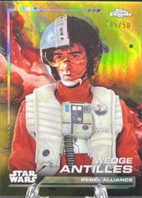 Wedge Antilles [Gold Refractor] #105 Star Wars 2024 Topps Chrome