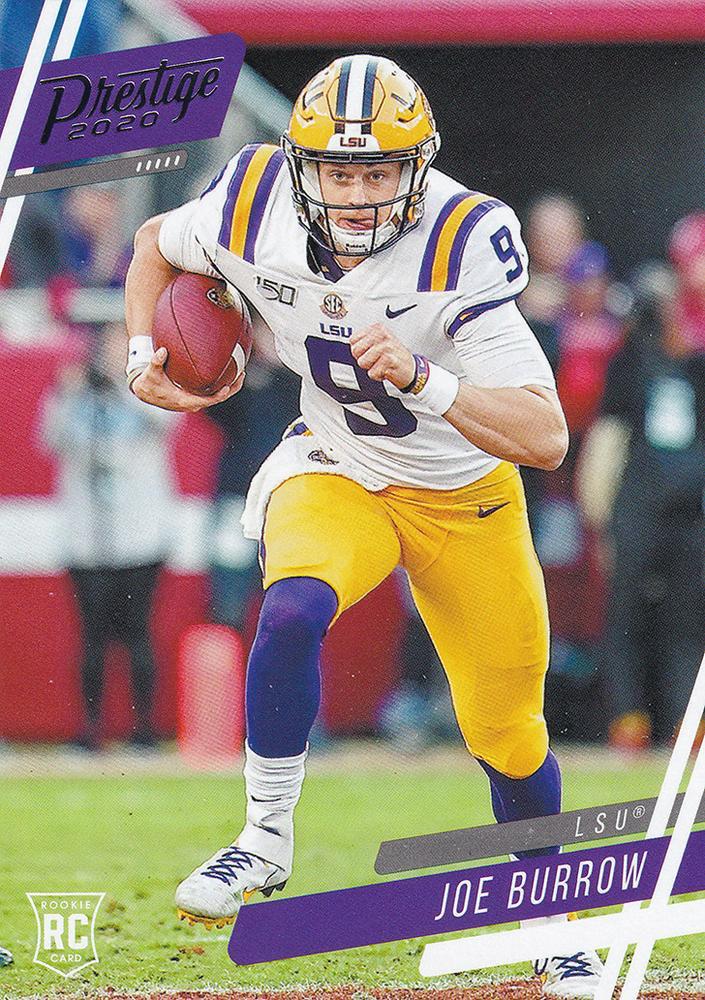 Joe Burrow #3 Football Cards 2020 Panini Chronicles Draft Picks Prestige