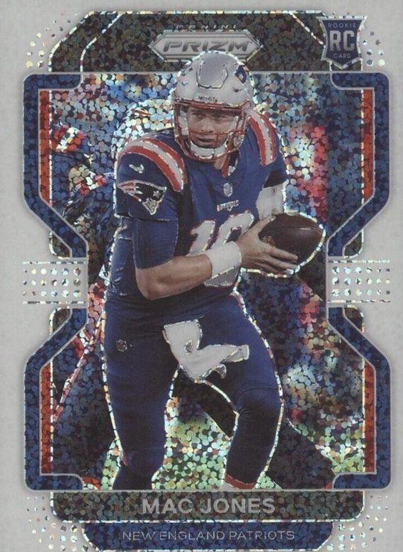 Mac Jones [White Sparkle Prizm] #336 Football Cards 2021 Panini Prizm