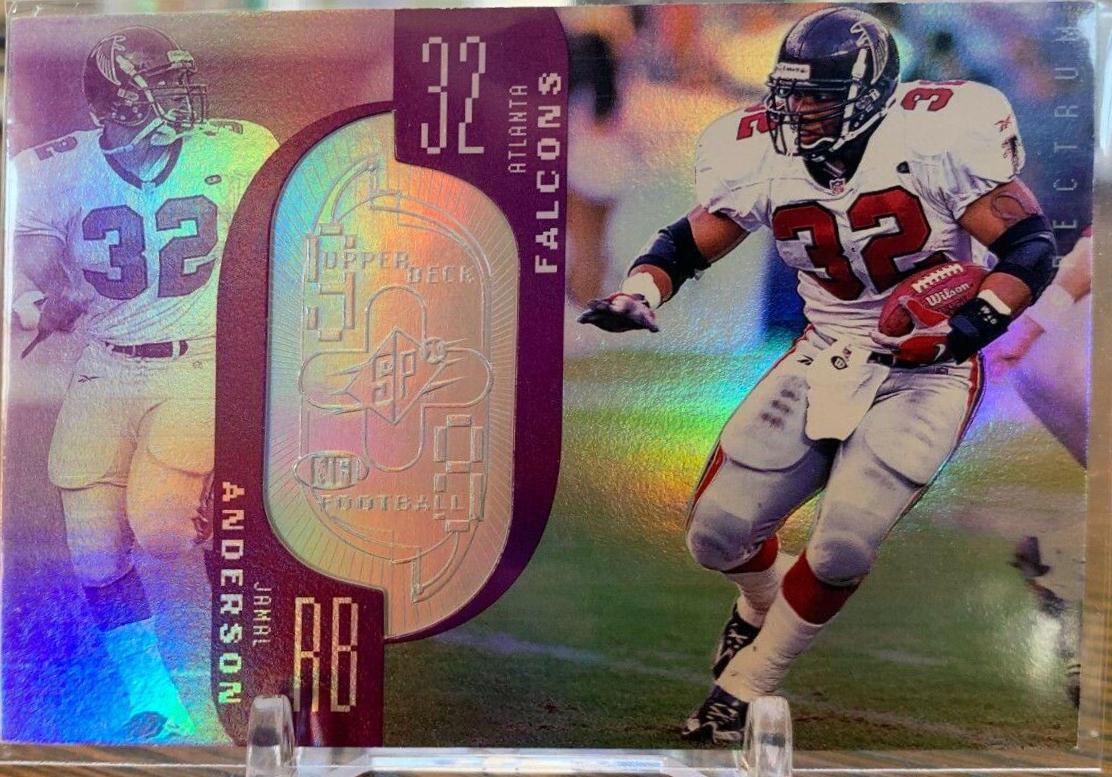 Jamal Anderson [Spectrum] #4 Football Cards 1998 Spx Finite