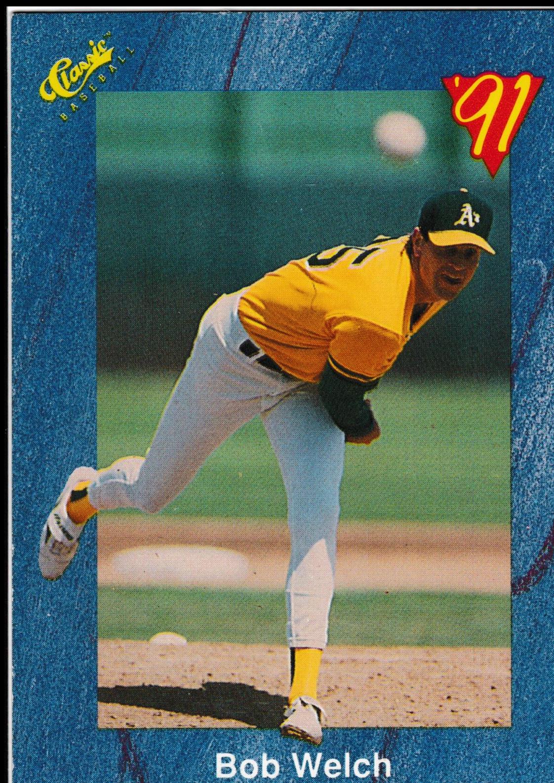 Bob Welch #T76 Baseball Cards 1991 Classic