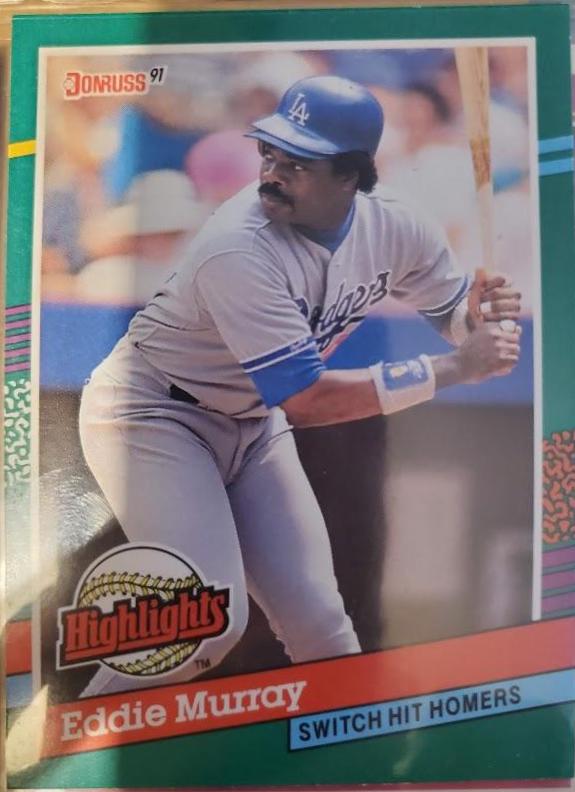 Eddie Murray #BC-18 Baseball Cards 1991 Donruss Highlights