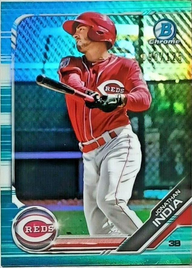 Jonathan India [Aqua Shimmer] #BCP-102 Baseball Cards 2019 Bowman Chrome Prospects