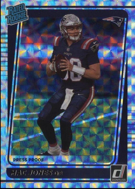 2021 Panini Donruss Mac Jones deals Rated Rookie RC # 255 Graded CGG 10 Gem Mint