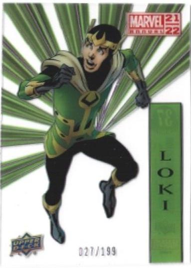 Loki #37 Marvel 2021 Upper Deck Annual Suspended Animation