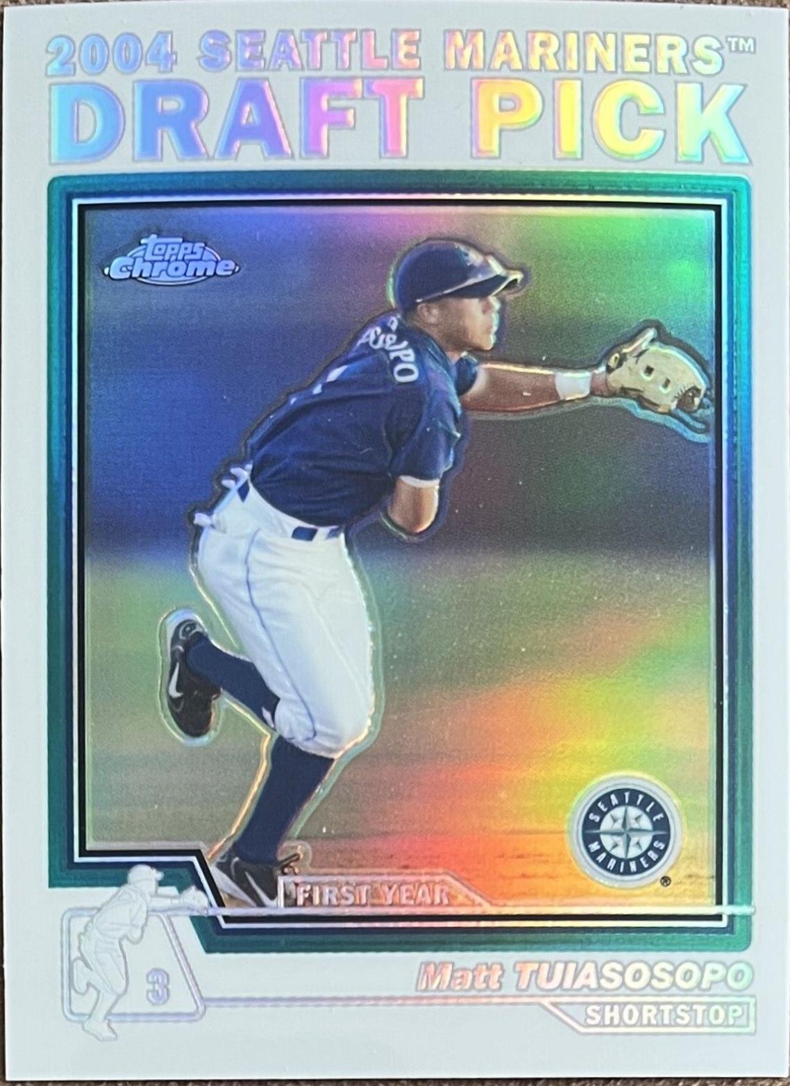 Matt Tuiasosopo [Refractor] #T89 Baseball Cards 2004 Topps Chrome Traded