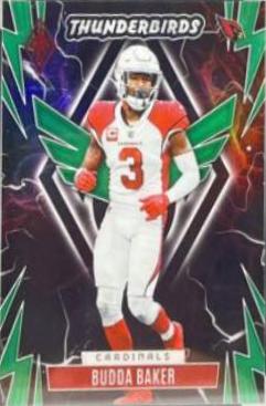 Budda Baker [Green] #TB-BB Football Cards 2023 Panini Phoenix Thunderbirds