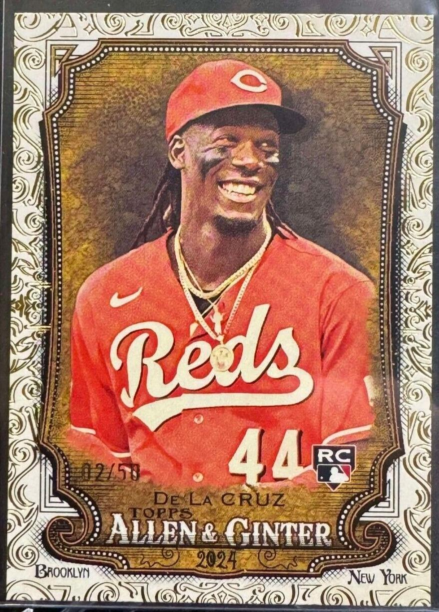 Elly De La Cruz [Gold Foil Filagree] 44 Prices 2024 Topps Allen