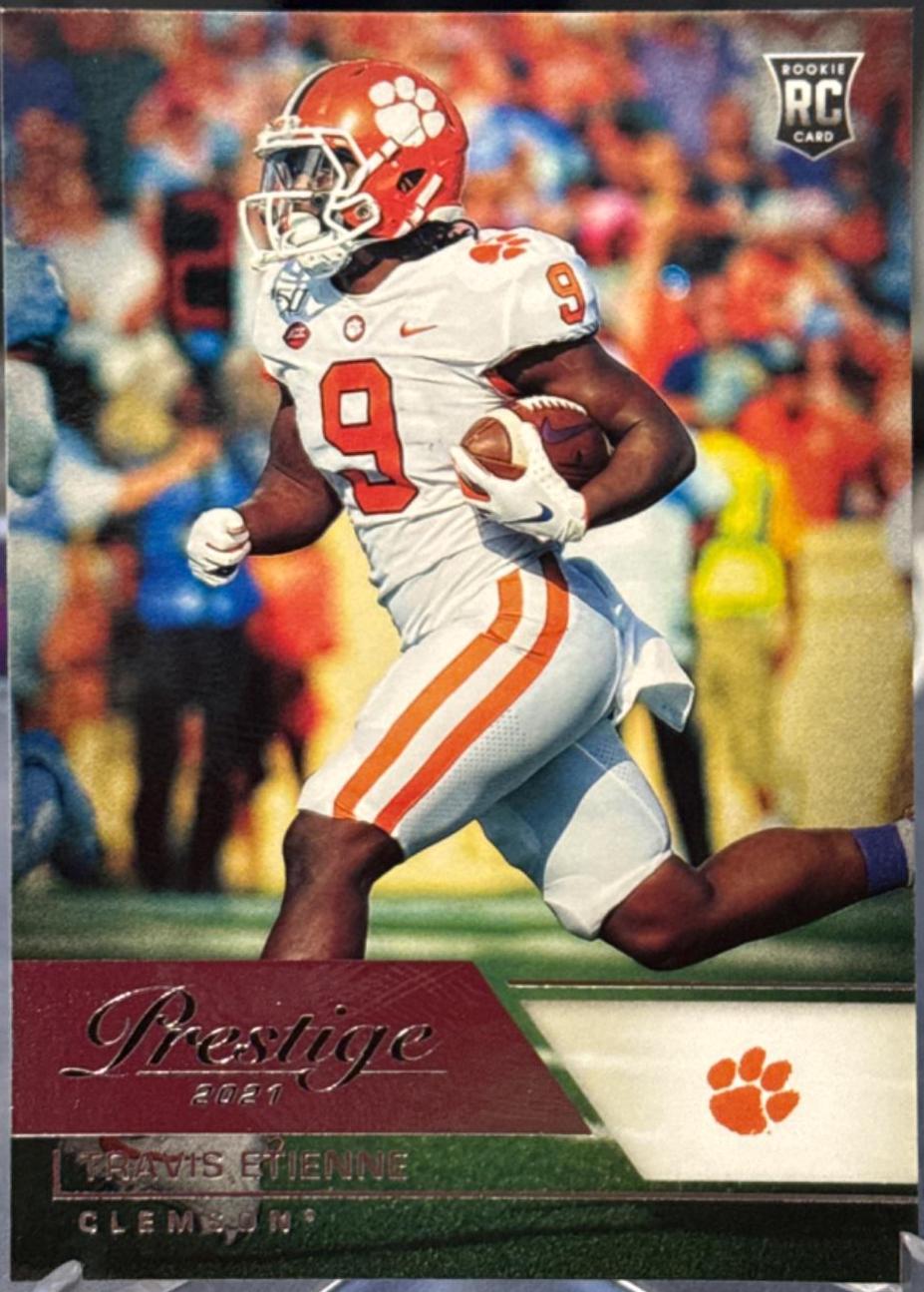 Travis Etienne #89 Football Cards 2021 Panini Chronicles Draft Picks Prestige