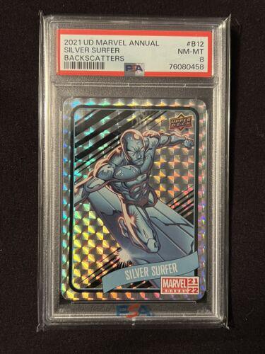 Silver Surfer #B12 Marvel 2021 Upper Deck Annual Backscatters