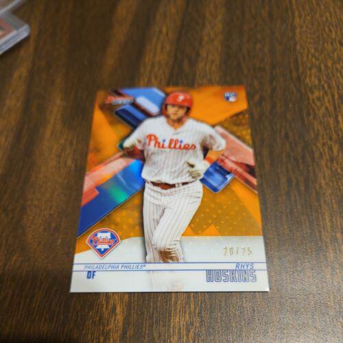 Rhys Hoskins [Orange Refractor] #36 Baseball Cards 2018 Bowman's Best