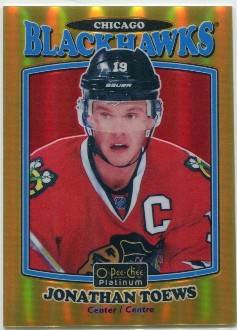 Jonathan Toews [Rainbow Gold] #R-15 Hockey Cards 2016 O-Pee-Chee Platinum Retro