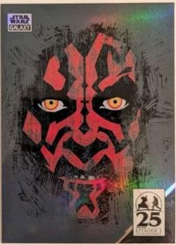 Battle Worn #AM-8 Star Wars 2024 Topps Chrome Galaxy Art of Darth Maul