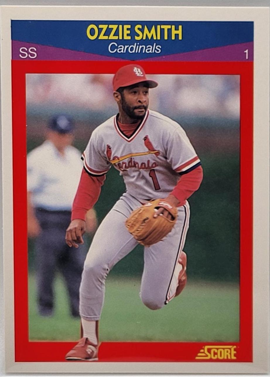 Ozzie Smith #6 Baseball Cards 1990 Score Superstars