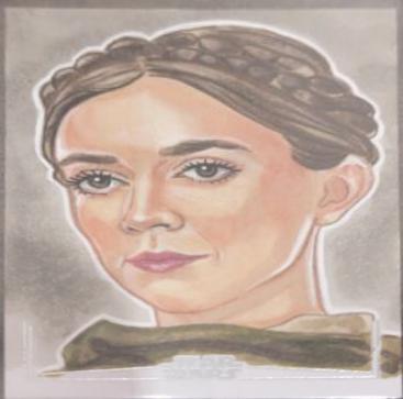 Dawn Murphy Star Wars 2024 Topps Chrome Galaxy Sketch Card