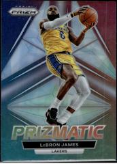 LeBron James [Silver] #9 Basketball Cards 2022 Panini Prizm Prizmatic Prices