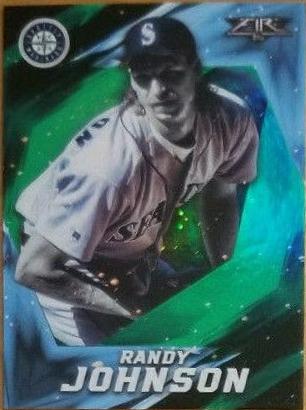 Randy Johnson [Green] #4 Baseball Cards 2017 Topps Fire